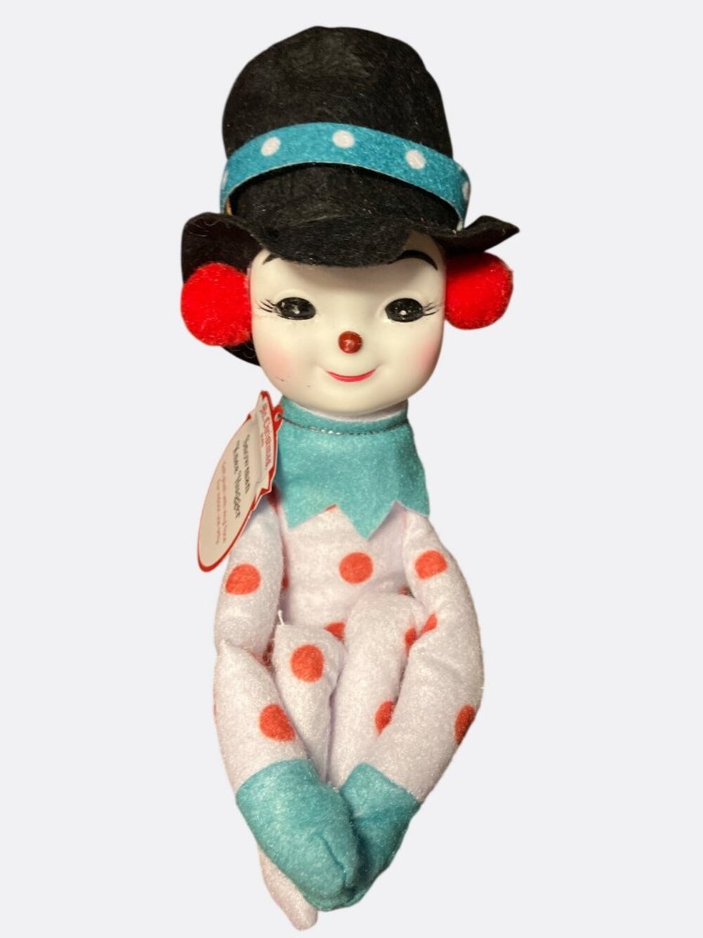 Mr. Christmas Snowman Knee Hugger Holiday Plush With Vinyl Face